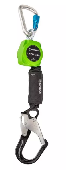 Latitude 6' Single Web SRL-P: Alu Carabiner, Alu Rebar Hook