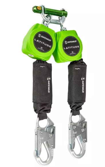 Latitude 6' Dual Web SRL-P: 9013 BWB, Snap Hooks