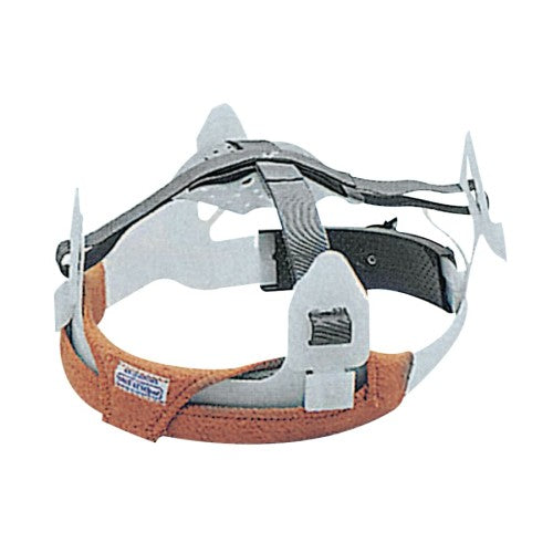 Air-Cushioned Helmet Comforter, Sweatband for Suspension Hard Hats, Orange/Brown, Flame Resistant