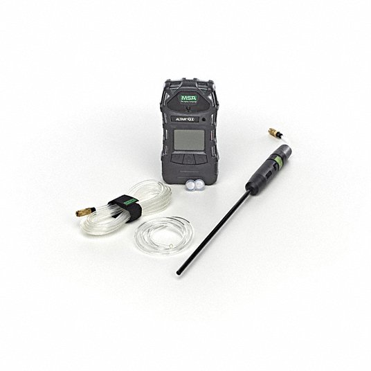 ALTAIR 5X Detector Mono (LEL,O2,CO,H2S), (UL), Charcoal, Standard, Monochrome Display, 10' Line, 1' Probe