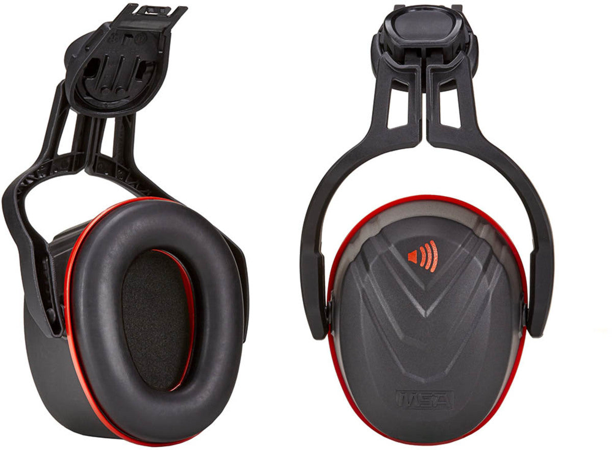 V-Gard Helmet Mounted Hearing Protection, orange High NRR 31dB