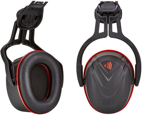 V-Gard Helmet Mounted Hearing Protection, orange High NRR 31dB