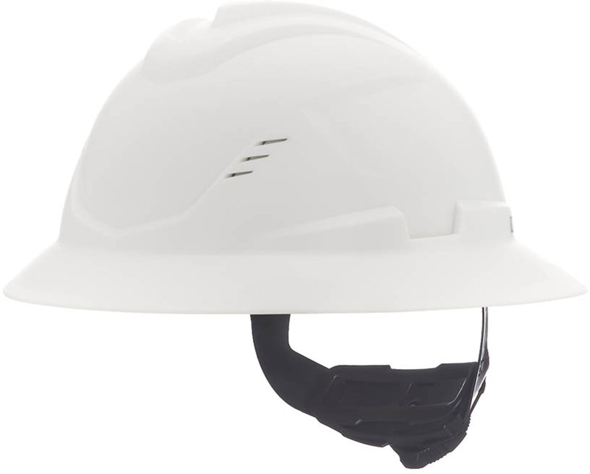 V-Gard C1™ Full Brim, Vented, Fas-Trac III, White, 16/cs