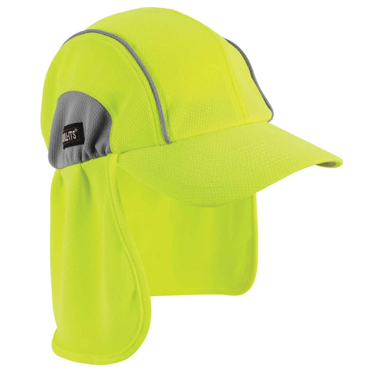 Chill-Its 6650 High-Performance Cooling Hat and Neck Shade, Lime