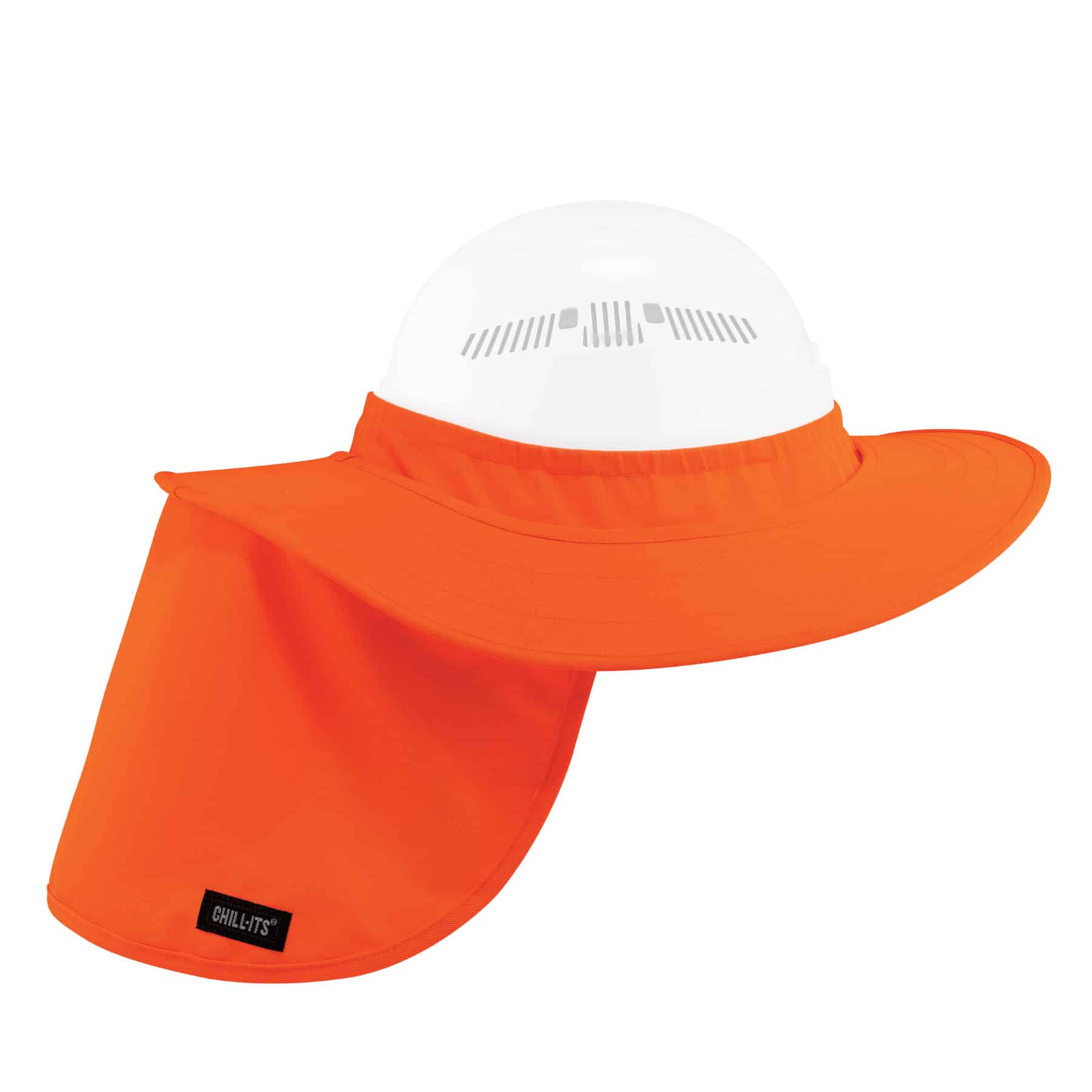 6660 Hard Hat Brim and Neck Shade, orange 48EA/CS