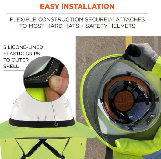 Chill-Its 6661 Universal Hard Hat Brim with Neck Shade