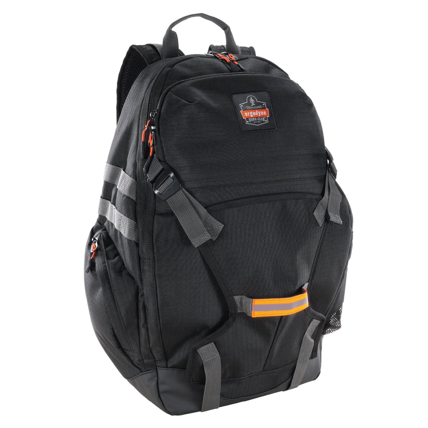 Arsenal 5188 work gear jobsite backpack - hard hat storage, black