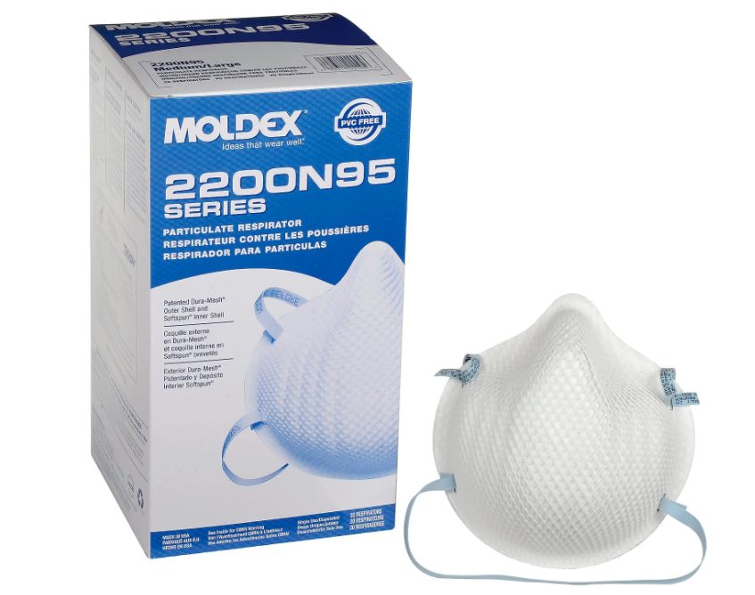 Moldex 2200 Series N95 Particulate Respirators