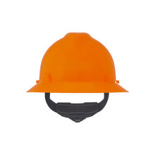V-gard slotted full-brim hard hat, hi-vis orange, Fas-Trac III, 20EA/1CS