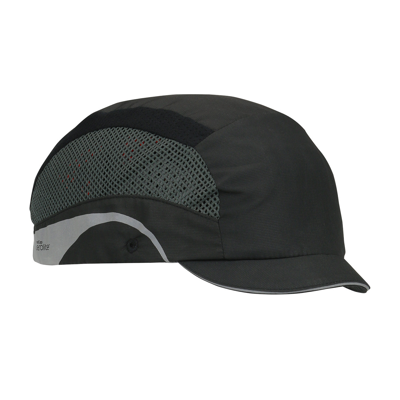 Lightweight Baseball Style Bump Cap with HDPE Protective Liner and Adjustable Back - Micro Brim, 20EA/1CS