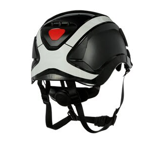 3M SecureFit X5000 Series Safety Helmet Black, with Scotchlite Reflective Material