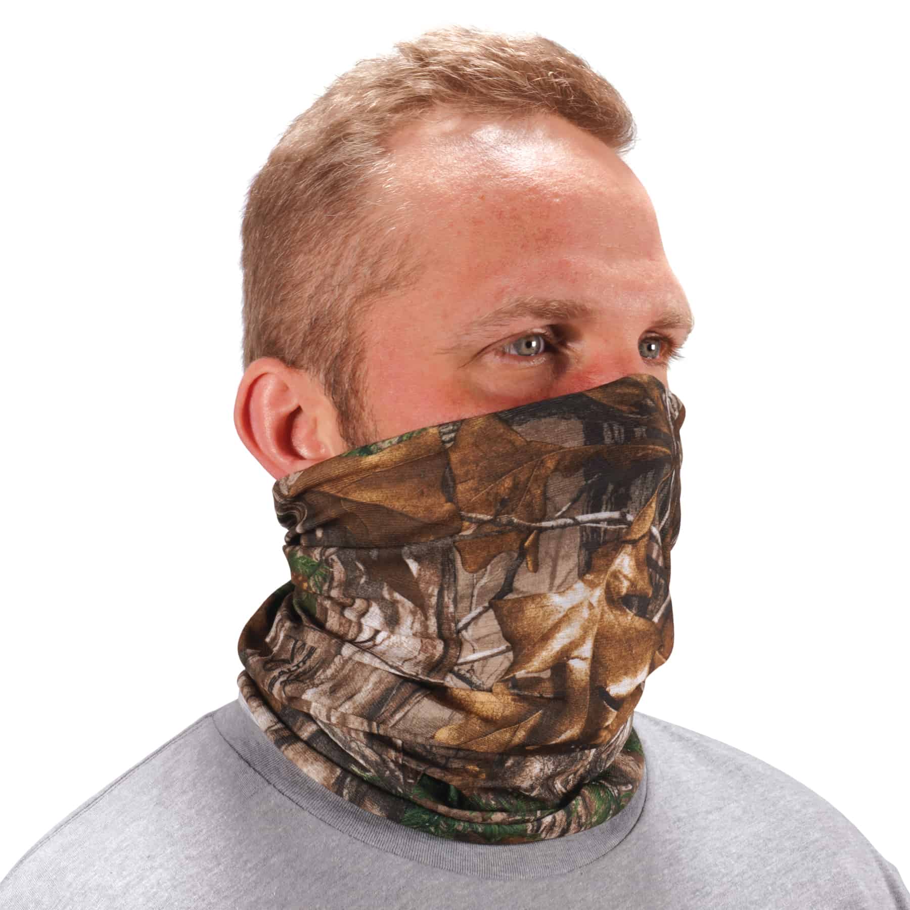 Chill-Its 6485 Multi-band neck gator, moisture wicking, Realtree edge design