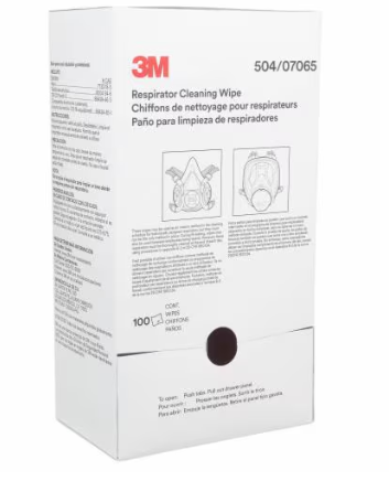 504 Alcohol Free respirator wipe 5BX/CS