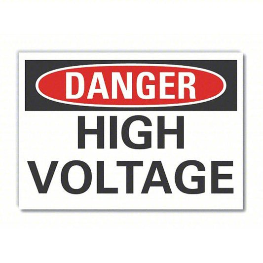 OSHA Danger Safety Sign: High Voltage