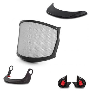 Zen Metal Mesh Visor Kit - (Zen MM visor WVI00009 + Adapters WAC00009 + Carrier WAC00010 + Peak WVI00011)
