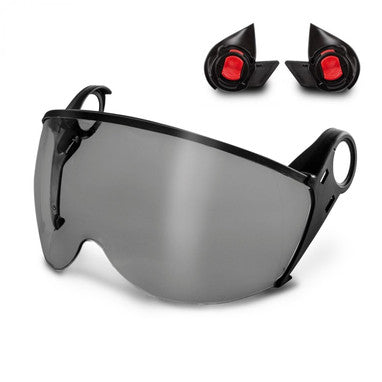 Smoke AF Kask Zen Visor, compatible with glasses, works with Zenith helmets