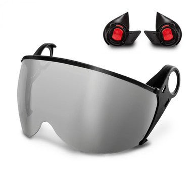 Kask Zen Visor, Silver Mirror with adapters, compatible with glasses, works with Zenith helmets