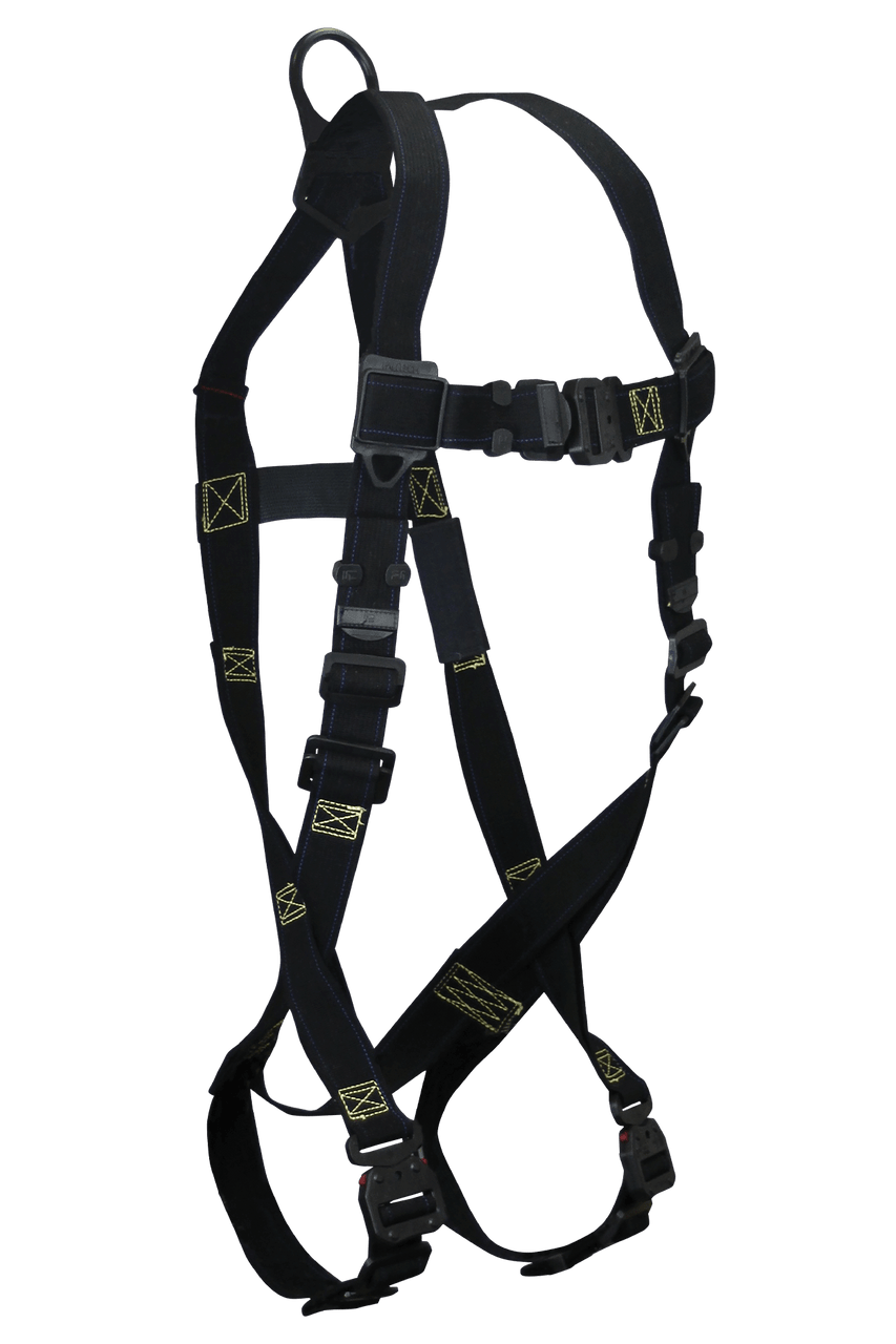 Arc Flash Harness Standard Non-belted FBH XL 1D QC Legs/Chest