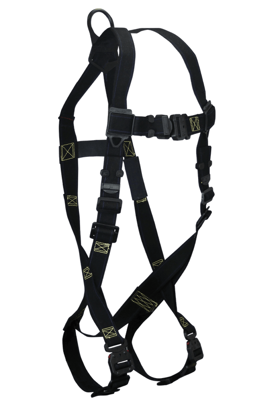 Arc Flash Harness Standard Non-belted FBH XL 1D QC Legs/Chest