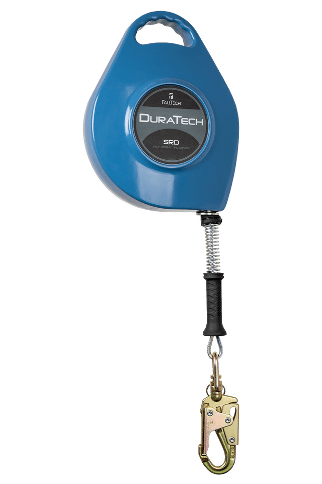 50' Galv Cable SRD DuraTech w/Steel 
Load-indicating Swivel Carabiner