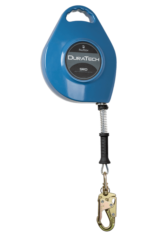 50' Galv Cable SRD DuraTech w/Steel 
Load-indicating Swivel Carabiner