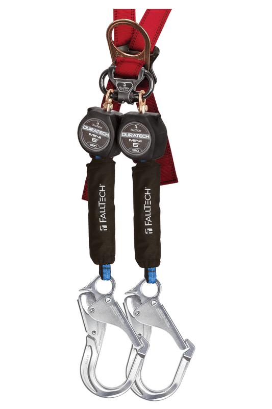 6' Web Mini SRD Twin-leg Steel Carabiner/Clip+Alum Rebar Hooks