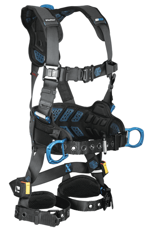 FT-One 3D Construction Belted Full Body Harness, Tongue Buckle Leg Adjustments (XS-3X)