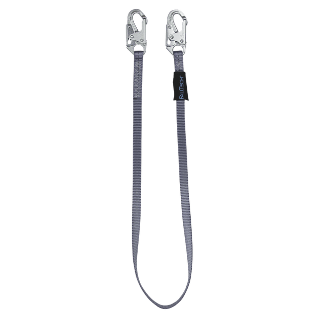 6' Web Restraint Lanyard, Fixed-length with Steel Snap Hooks