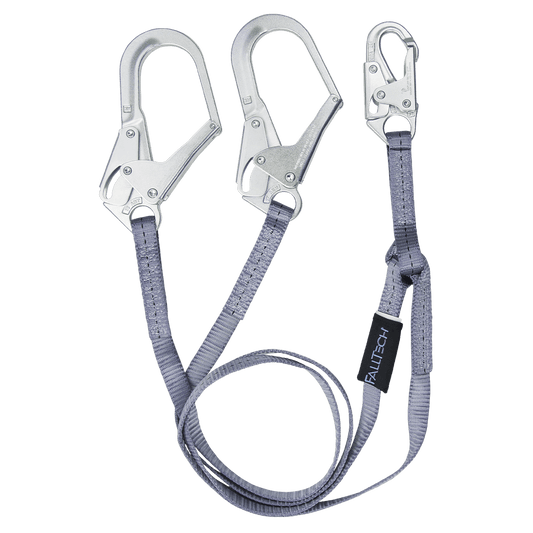 6' Restraint Y-Leg Lanyard with Rebar Hooks