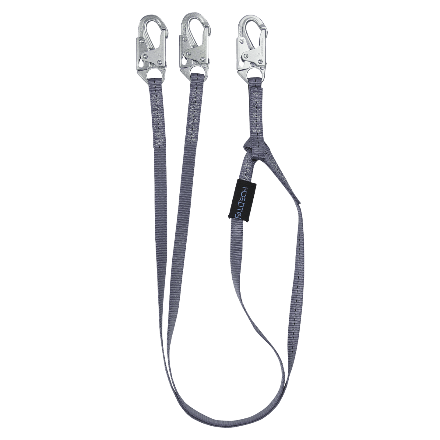 6' Restraint Y-Leg Lanyard with Steel Snap Hooks