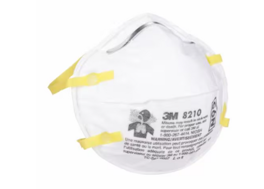 3M Particulate Respirator 8210, N95