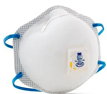 3M™ 8271 P95 Disposable Respirator w/ Exhalation Valve