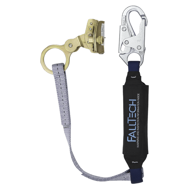 Hinged Trailing Rope Adjuster with 3' ViewPack® Energy Absorbing Lanyard