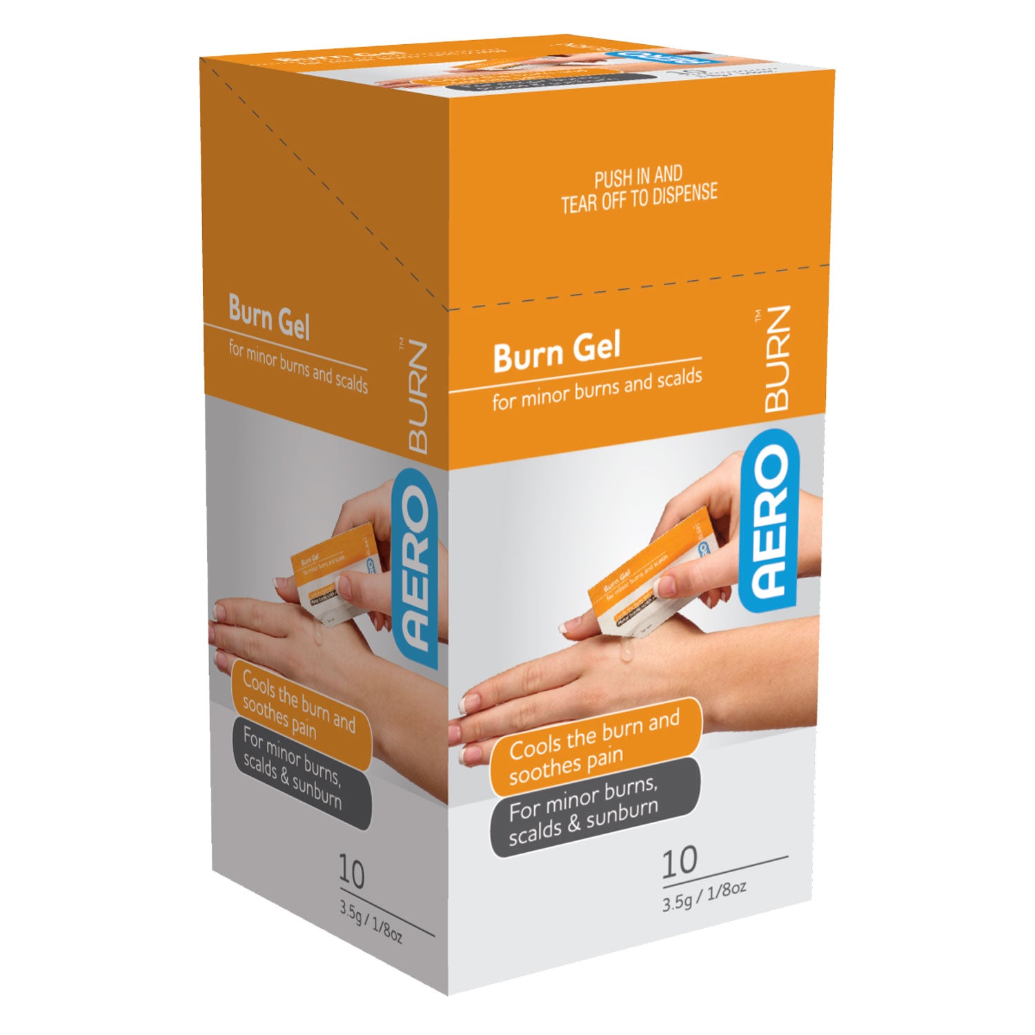 AeroBurn Burn Gel Packets 3.5g (10/Box)