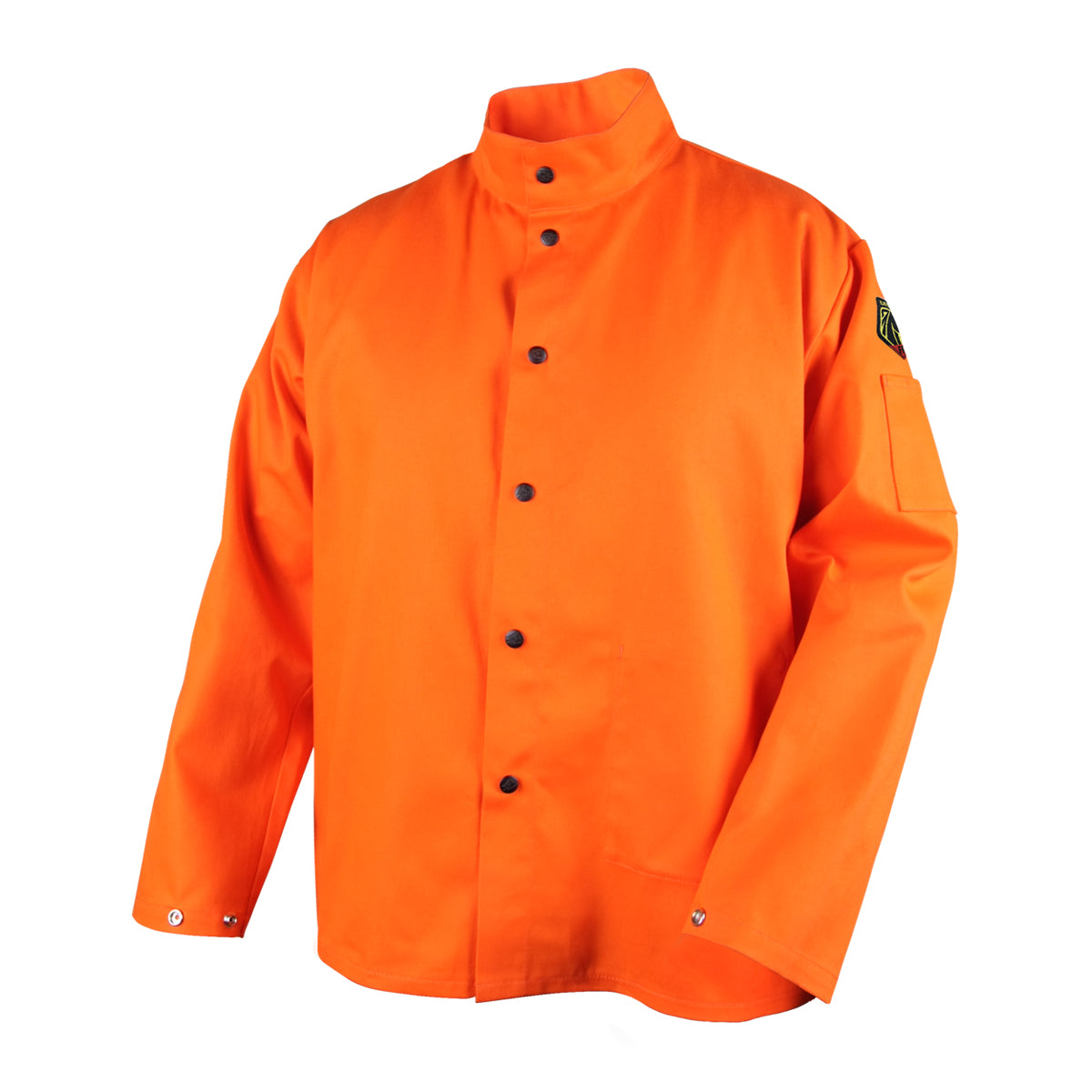 TruGuard 200 FR Cotton Welding Jacket, Safety Orange, 9 oz, 30" length