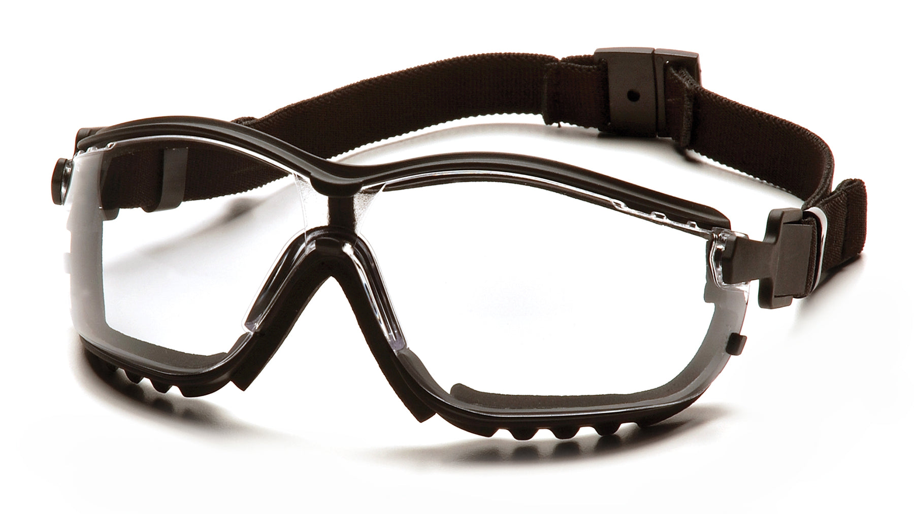 Clear H2X Anti-Fog Lens with Black Strap/Temples