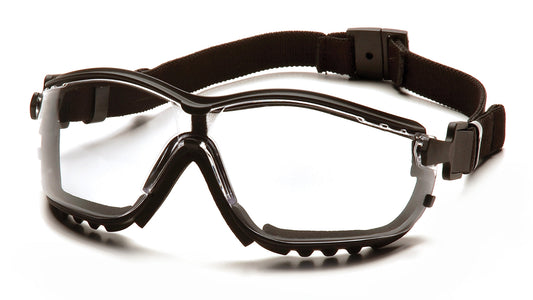 Clear H2X Anti-Fog Lens with Black Strap/Temples