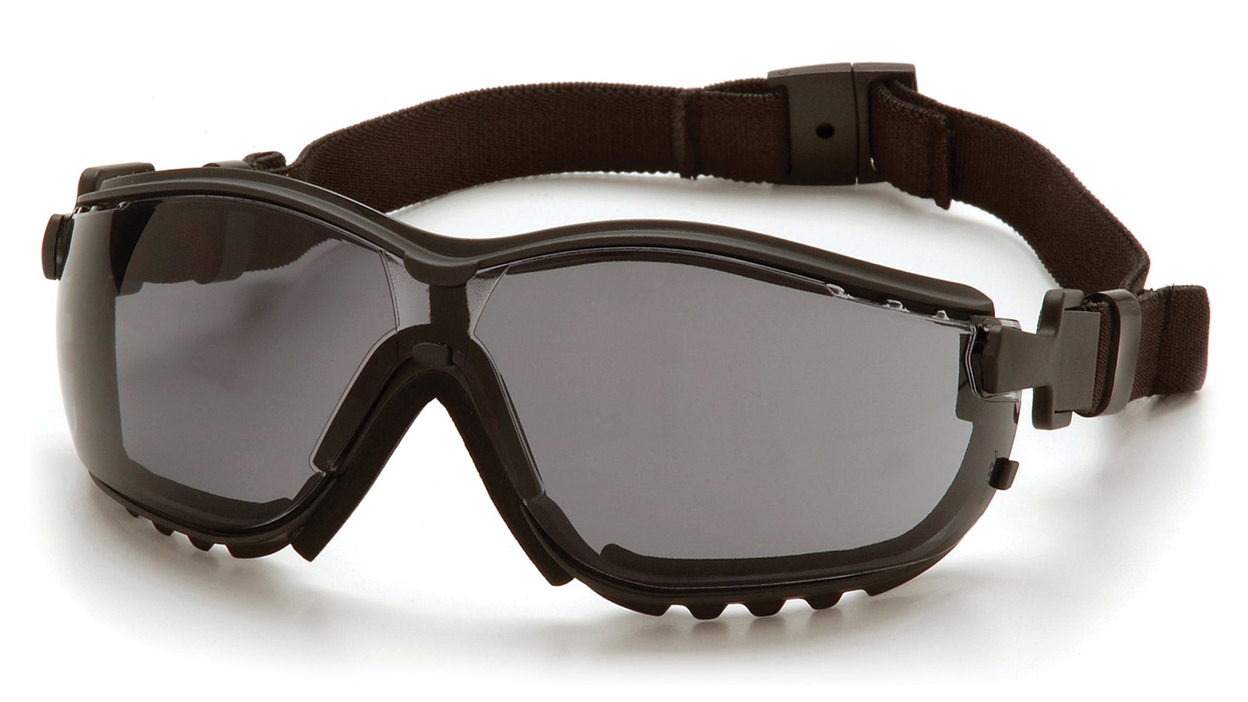 Gray H2X Anti-Fog Lens with Black Strap/Temples