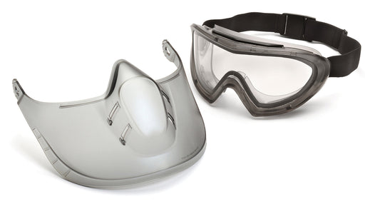 Dual Capstone H2X Anti-fog Goggle with Clear Capstone Shield