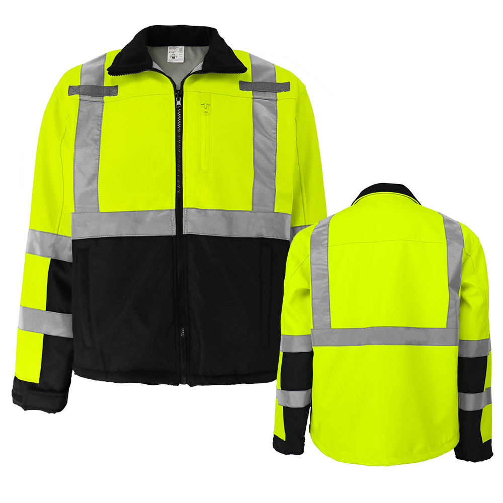 FrogWear® HV Premium Fleece-Lined Softshell Jacket