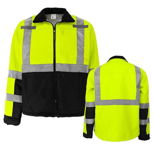 FrogWear® HV Premium Fleece-Lined Softshell Jacket