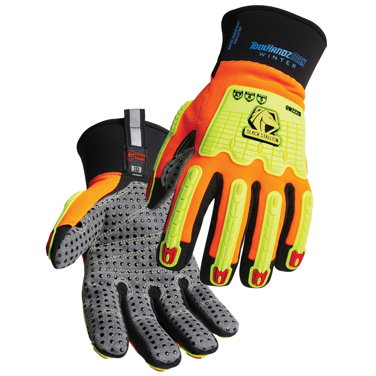 ToolHandz Max Cut A7, Dotted Palm, Impact, Winter, Mechanics Glove