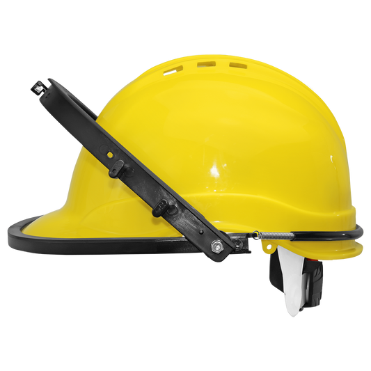 Bullhead Safety Head Protection Plastic Bracket Accessory For Cap Style Hard Hat, fits variety of face shields (HH-V1)