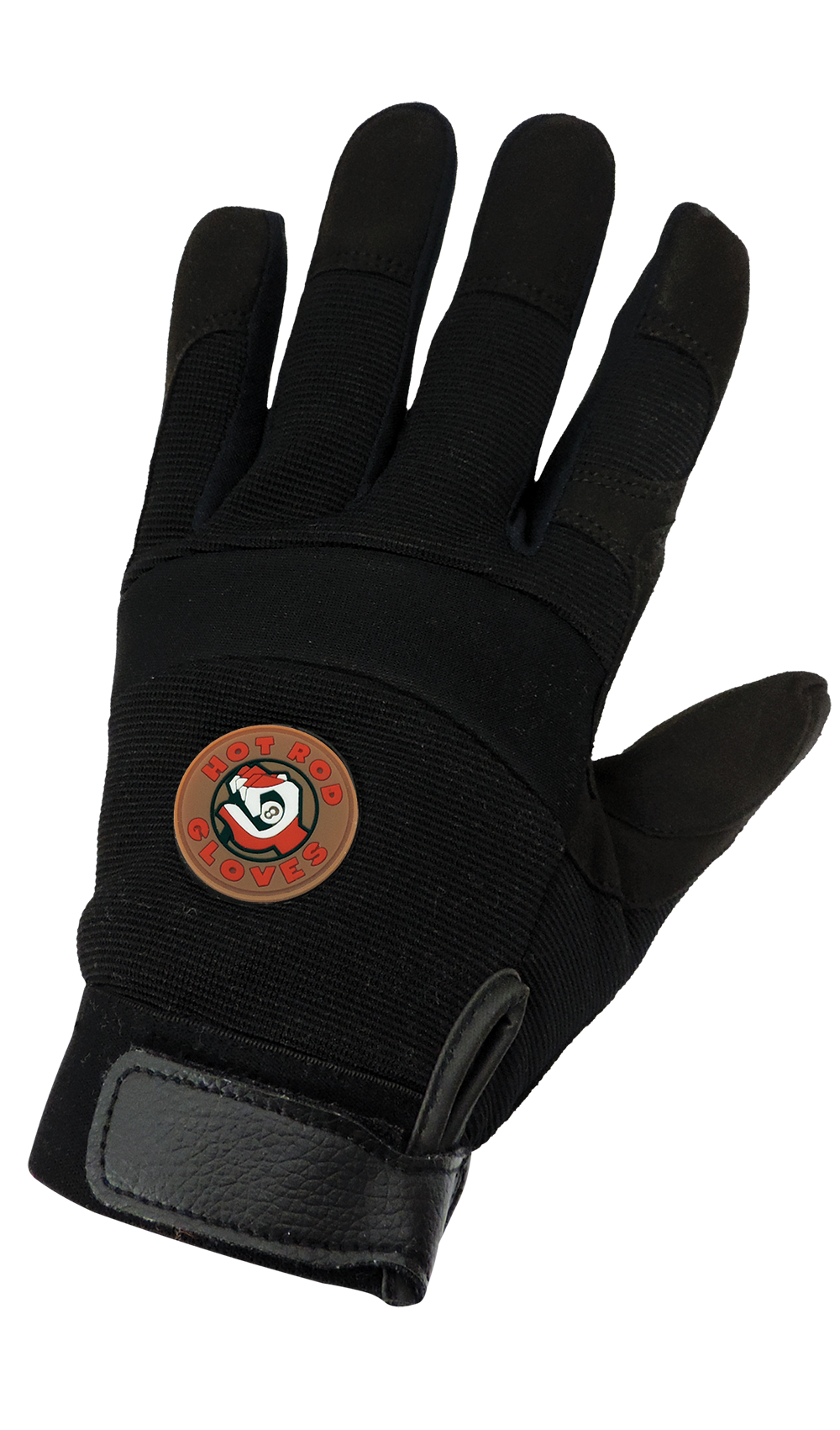 Hot Rod, performance sports style glove, flexible spandex over aireflex synthetic leather, hook & loop closure, G pattern padding in the palm 12DZ/1CS