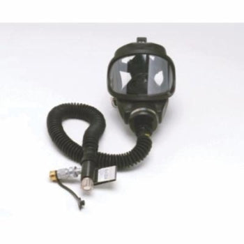MSA Constant Flow Air-Line Respirator Complete assembly, advantage 4000 facepiece, hansen brass