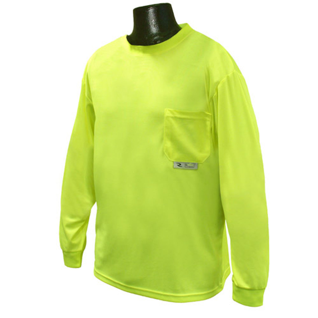 Radians ST21-N Non-Rated Long Sleeve T-shirt with Max-Dri, Lime