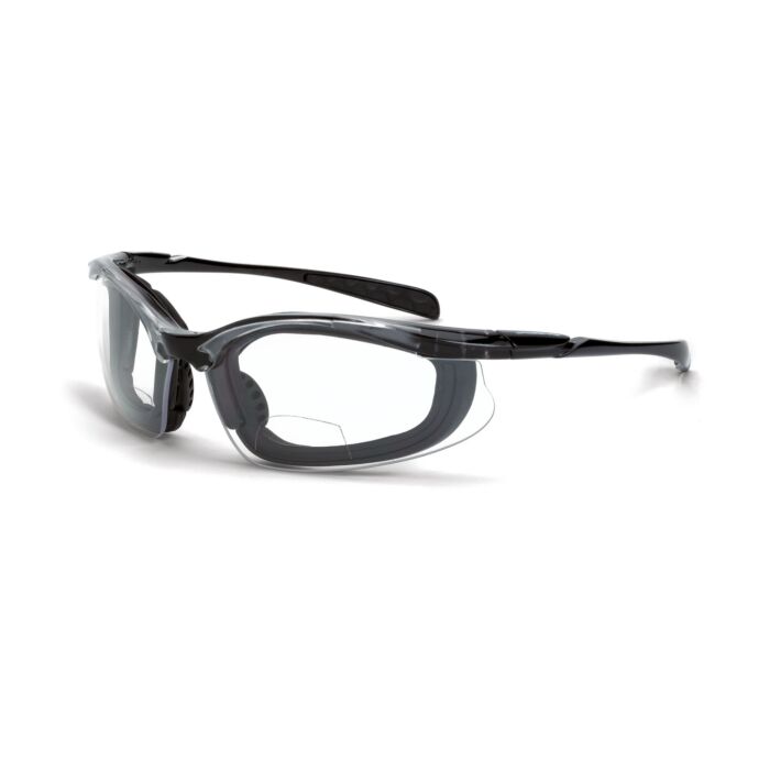 Crossfire Concept Foam Lined Bifocal Safety Eyewear 1.5, 12/bx