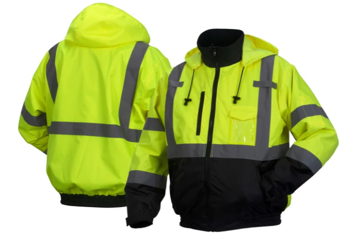 RJ31H Series Pyramex Hi-Viz Class 3 Lime HEATED Jacket