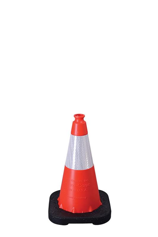 Enviro Cone, 18" w/Base, (1) 6" 3M Reflective Collar, 3lbs.
