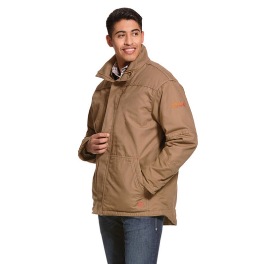 FR 11.6oz CAT4, Workhorse Insulated Jacket, Field Khaki, no hood